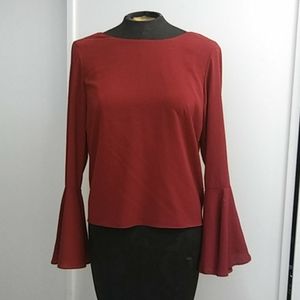 Burgundy Blouse